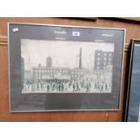 A FRAMED LOWRY PRINT