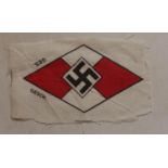 A HITLER YOUTH SPORTS VEST BADGE