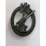 A COASTAL ARTILLERY ASSAULT BADGE