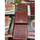 THREE POSTCARD ALBUMS