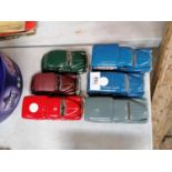 SIX DIE CAST CAR MODELS