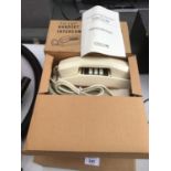 FIVE BOXED HANDSET INTERCOMS