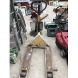 A PALLET TRUCK