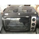 A TABLE TOP OVEN GRILL AND HOB IN CLEAN AND WORKING ORDER