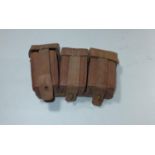 A SET OF LEATHER AMMO POUCHES