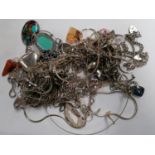 A COLLECTION MAINLY .925 AND FURTHER JEWELLERY, GROSS WEIGHT 483.7 GRAMS