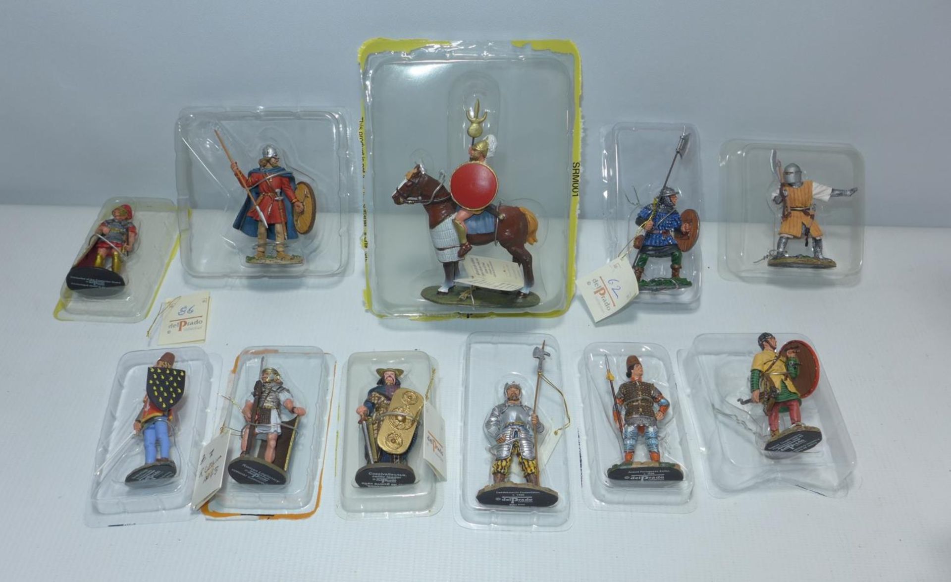 ELEVEN DEL PRADO FIGURES INCLUDING ROMAN AND MEDIEVAL EXAMPLES