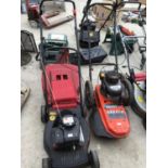 A MOUNTFIELD PETROL MOWER IN WORKING ORDER