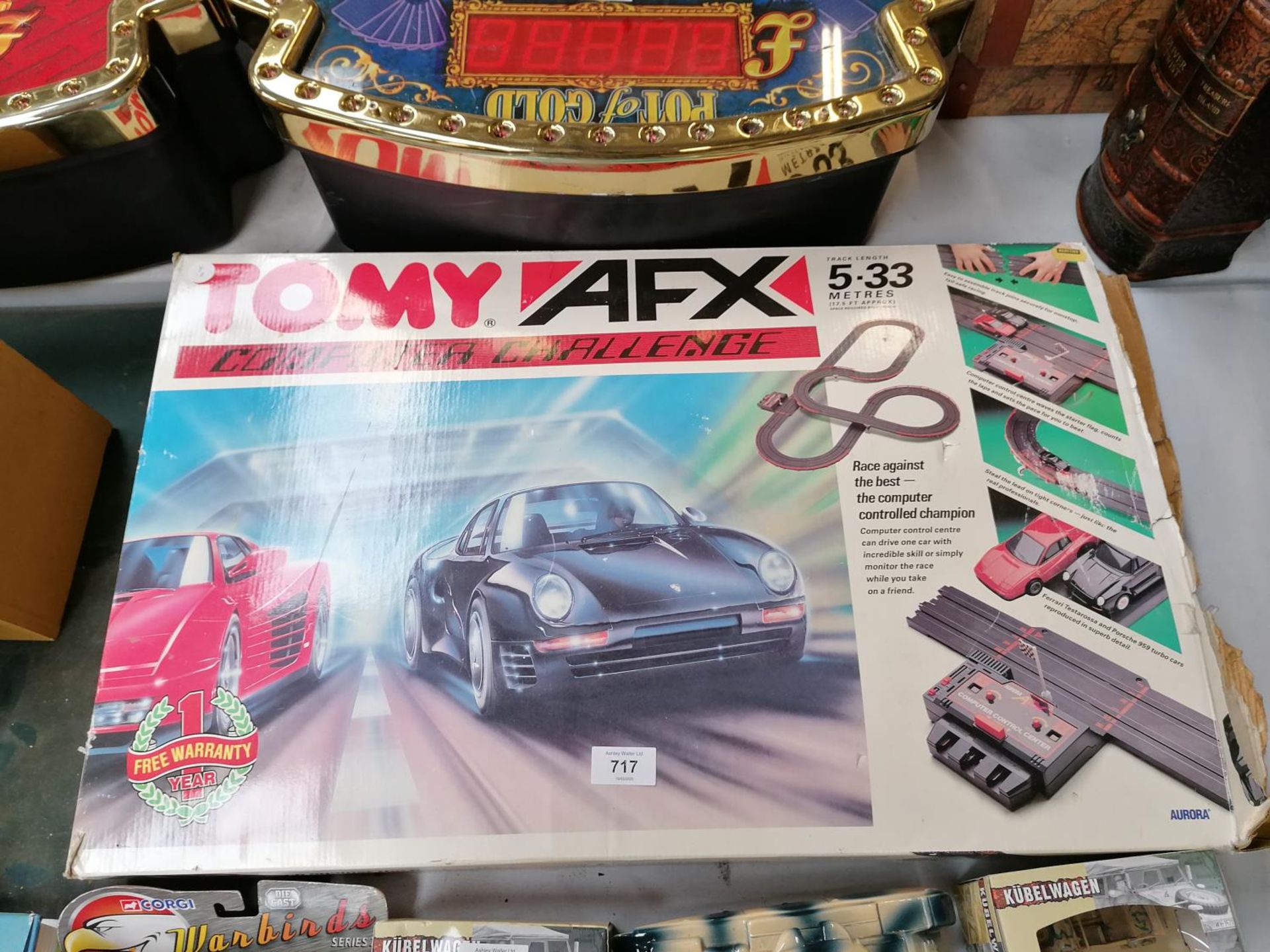 A BOXED TOMY AFX 5.33 METRES BOXED GAME