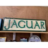 A JAGUAR ILLUMINATED LIGHT BOX SIGN