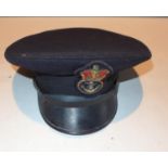 A NAVAL PEAKED CAP