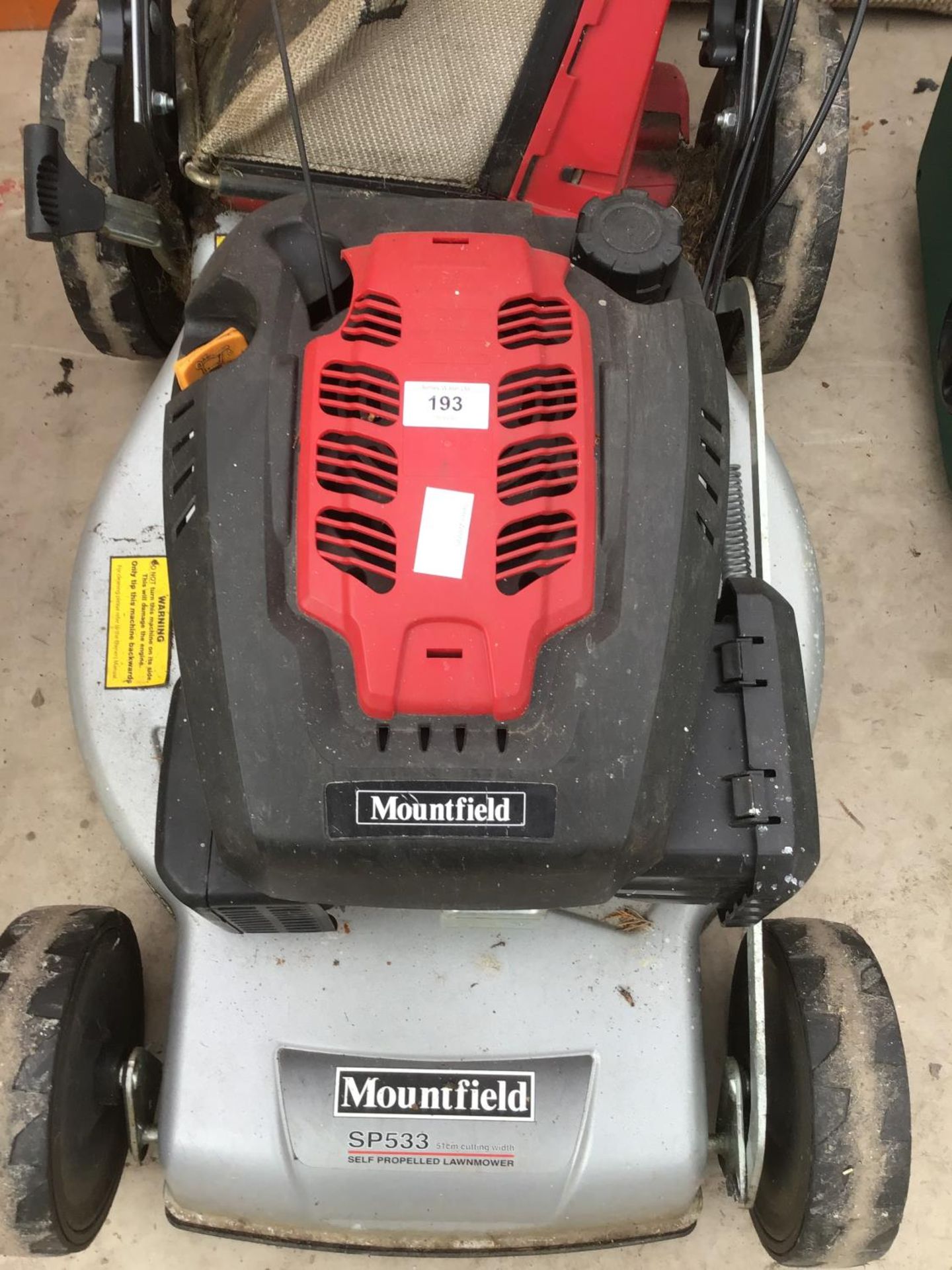 A MOUNTFIELD SP533 SELF PROPELLED PETROL MOWER - Image 2 of 2