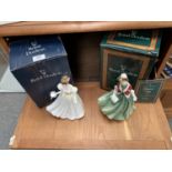 A ROYAL DOULTON 'CHRISTMAS DAY 2000' AND 'MARY' FIGURES