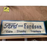 A FORD AND FORDSON ILLUMINATED LIGHT BOX SIGN