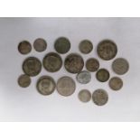 A COLLECTION OF PRE 1920 SILVER COINS