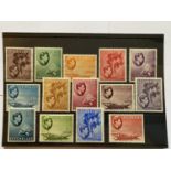 SEYCHELLES GV1 , 1938 DEFINITIVES , UNMOUNTED MINT , 2C ? 5R (14) , SG CAT £637.50