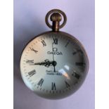 A SPHERICAL DESK CLOCK IN THE STYLE OF A POCKET WATCH