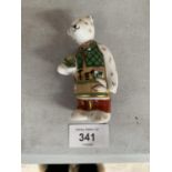 A ROYAL CROWN DERBY BEAR PAPERWEIGHT APPROXIMATELY 10CM TALL