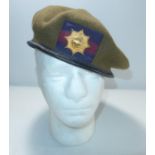 A COLDSTREAM GUARDS OFFICERS BERET