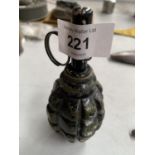 A RUSSIAN F1 PRACTICE GRENADE