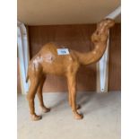 A TAN LEATHER CAMEL MODEL