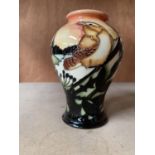 A MOORCROFT 4 INCH DAWN WREN VASE