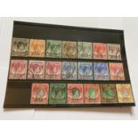 BRITISH COMMONWEALTH , MALAYA ( BRITISH MILITARY ADMINISTRATION ) , 1945 ? 48 GV1 DEFINITIVES , USED