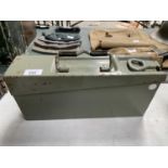 A WWII GERMAN STYLE AMMO BOX