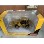 A BOXED NORSCOT DIE CAST CAT 950 H WHEEL LOADER MODEL, 1:50 SCALE, REF NO. 55196