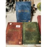 THREE SPECIAL EXTENDED DVD BOX SETS THE LORD OF THE RINGS 'THE TWO TOWERS', 'THE FELLOWSHIP OF THE