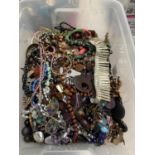 A LARGE QUANTITY OF COSTUME JEWELLERY