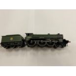 AN OO GAUGE WELBECK ABBEY 4-6-0 LOCOMOTIVE AND TENDER