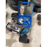 A BLACK AND DECKER PLANER, JIGSAW AND A DRILL