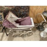 A VINTAGE MANTON DOLLS PRAM