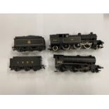 TWO OO GAUGE LOCOMOTIVES AND TENDERS - ONE LNER AND ONE BR LIVERY