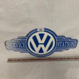 A VW SERVICE STATION SIGN