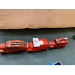 THREE VINTAGE DINKY DIECAST VANS