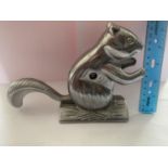 AN ALLOY SQUIRREL NUTCRACKER