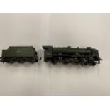 AN OO GAUGE THE NORTH STAFFORDSHIRE REGIMENT 4-6-0 LOCOMOTIVE AND TENDER