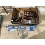 VARIOUS TOOLS - PLIERS, SAW BLADE ETC