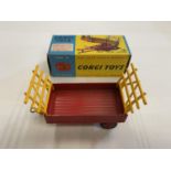 A CORGI TOYS FARM TIPPER TRAILER MODEL, BOXED, MODEL NUMBER 62