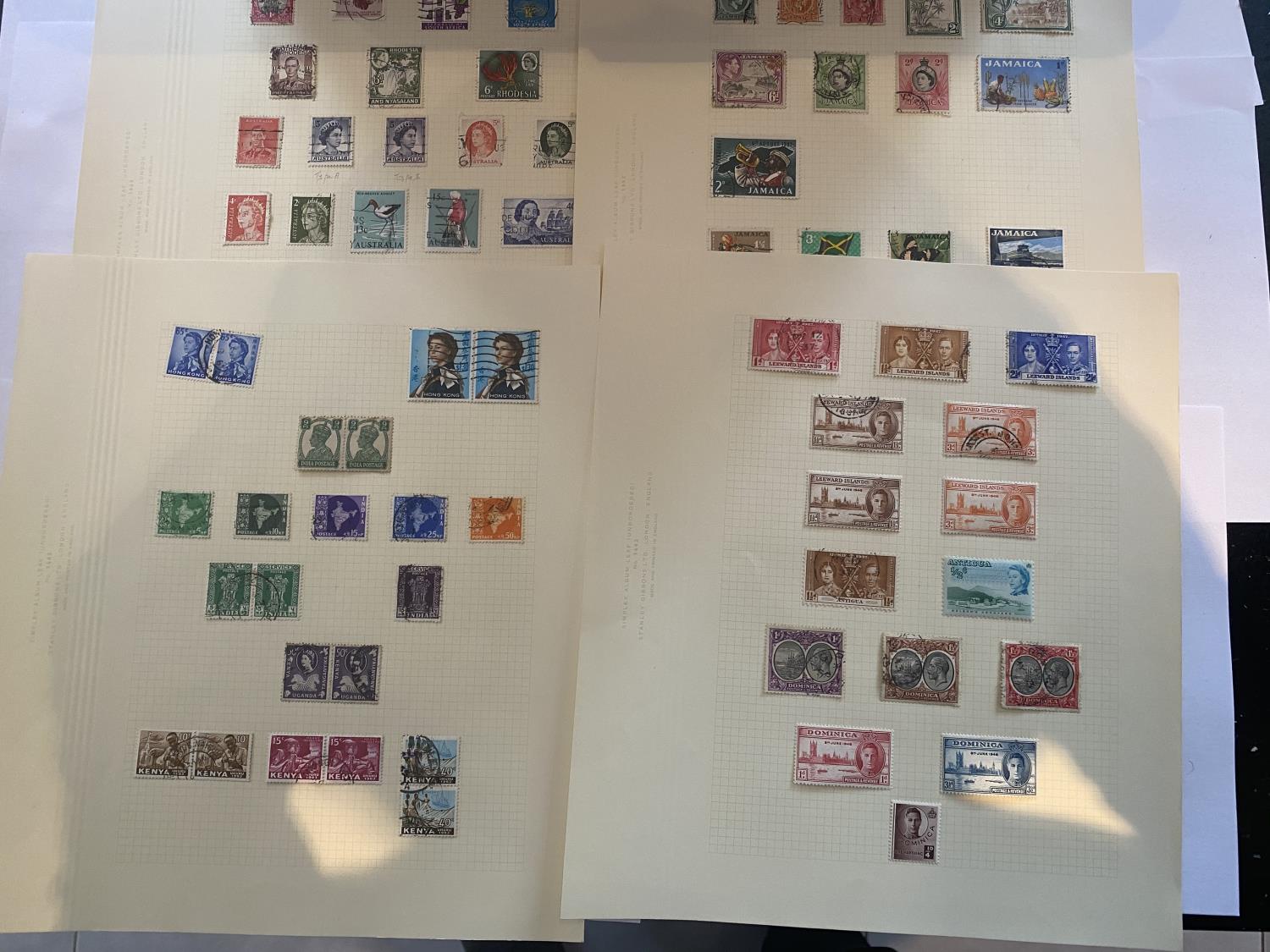 TWENTY PAGES OF STAMPS AND VARIOUS LOOSE STAMPS - Image 5 of 8