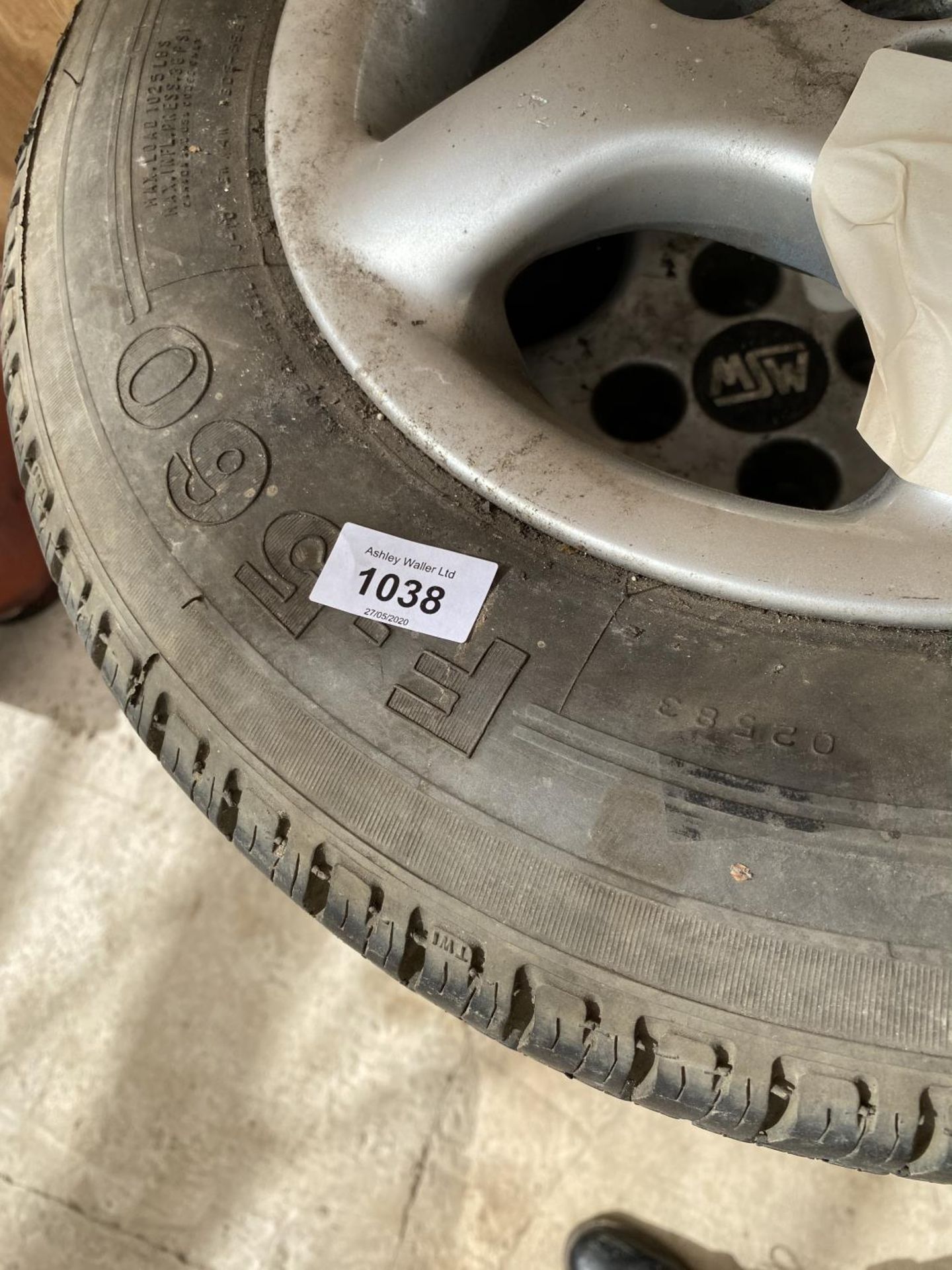 FIVE ALLOY WHEELS WITH TYRES FS 560 175/70/R13 - Image 2 of 3