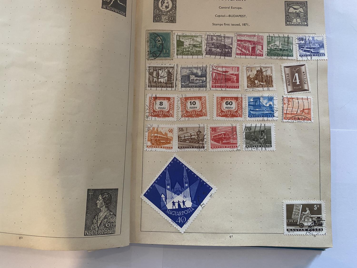 A STAMP ALBUM AND CONTENTS - Image 9 of 10