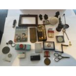 VARIOUS COLLECTABLE ITEMS - LIGHTERS, COINS, MEDALS ETC