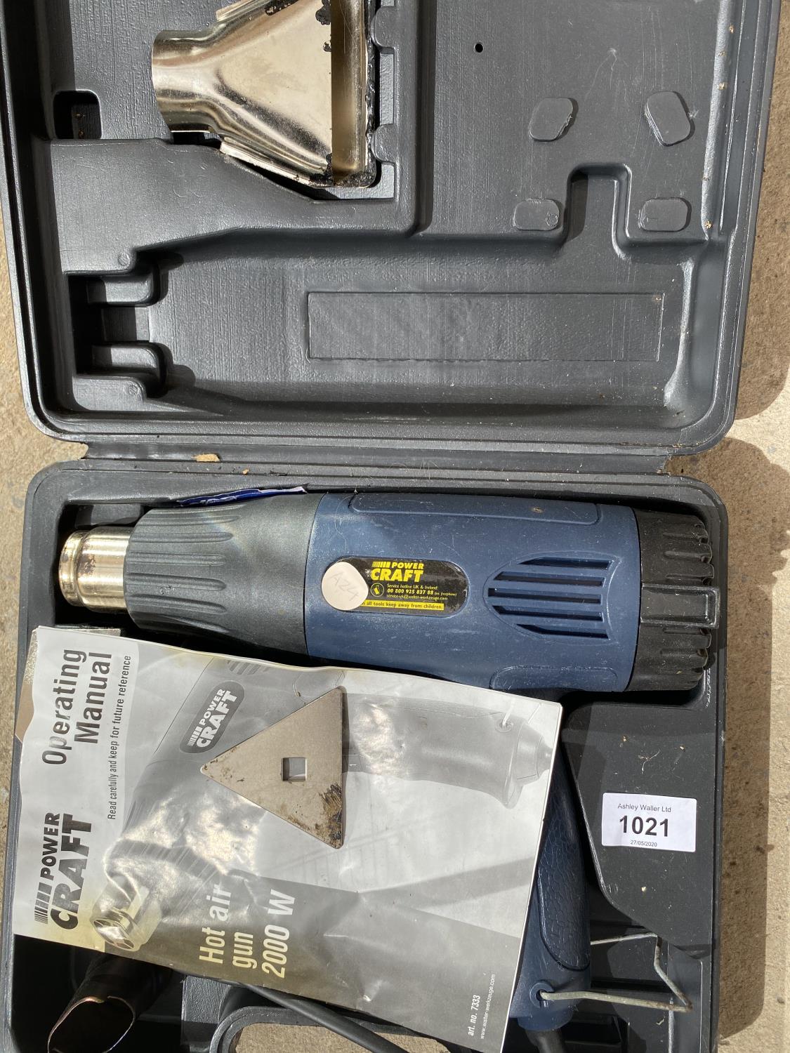 TWO VARIOUS BOXED TOOLS TO INCLUDE A 600W OMNISAW AND A POWERCRAFT HOT AIR GUN - WORKING ORDER - Image 3 of 3