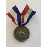 AN 1821 QUEEN CAROLINE DEATH MEDAL