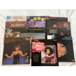 A COLLECTION OF THIRTEEN SHIRLEY BASSEY LPS