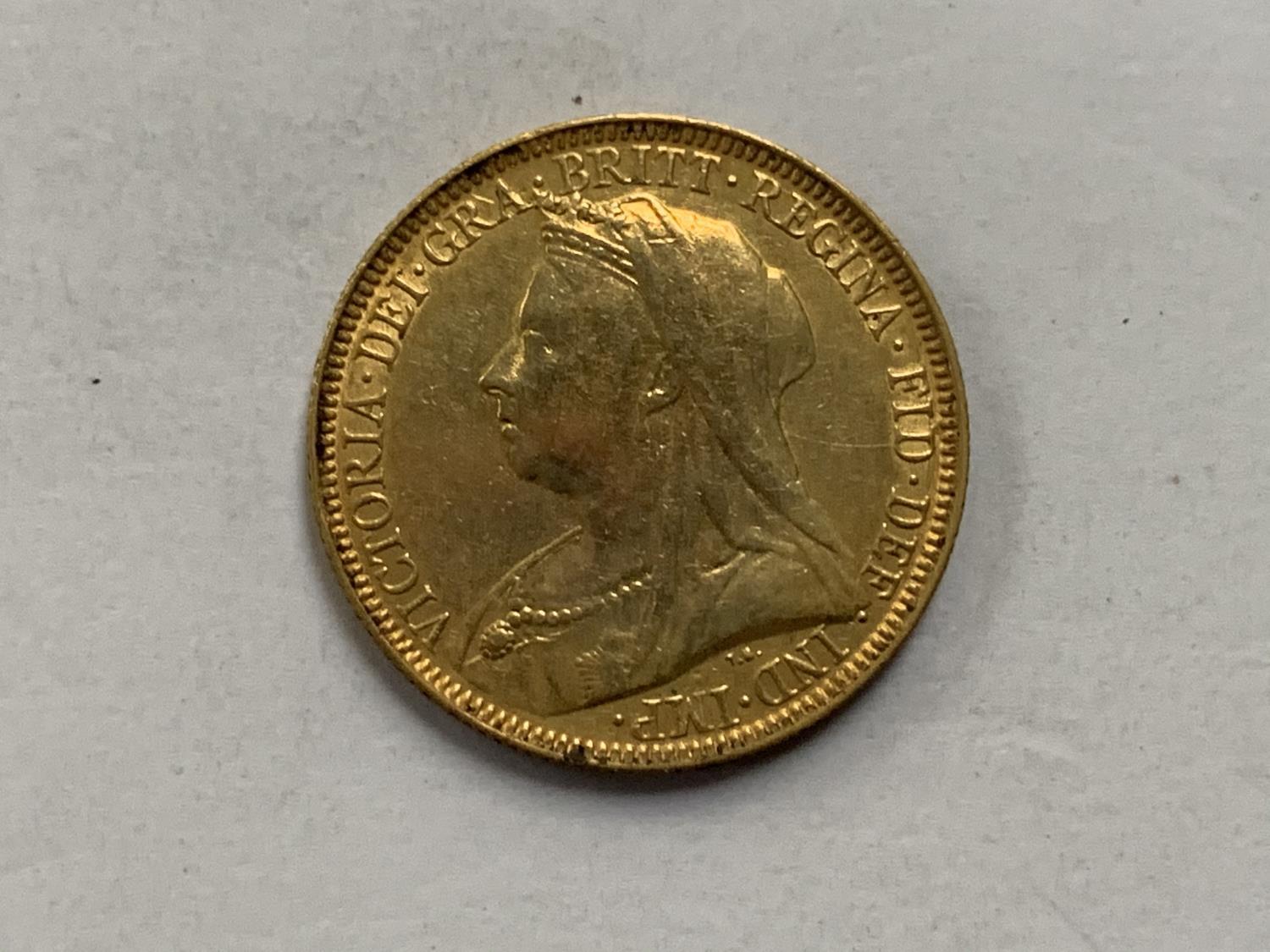 AN 1893 VICTORIA GOLD SOVEREIGN - Bild 2 aus 2