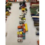 VARIOUS VINTAGE DIECAST CARS AND WAGONS